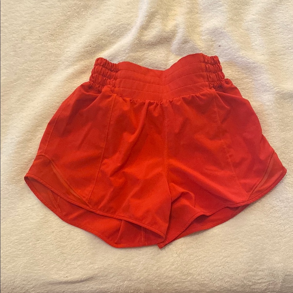 Lululemon Hotty Hot High Rise Lined Shorts